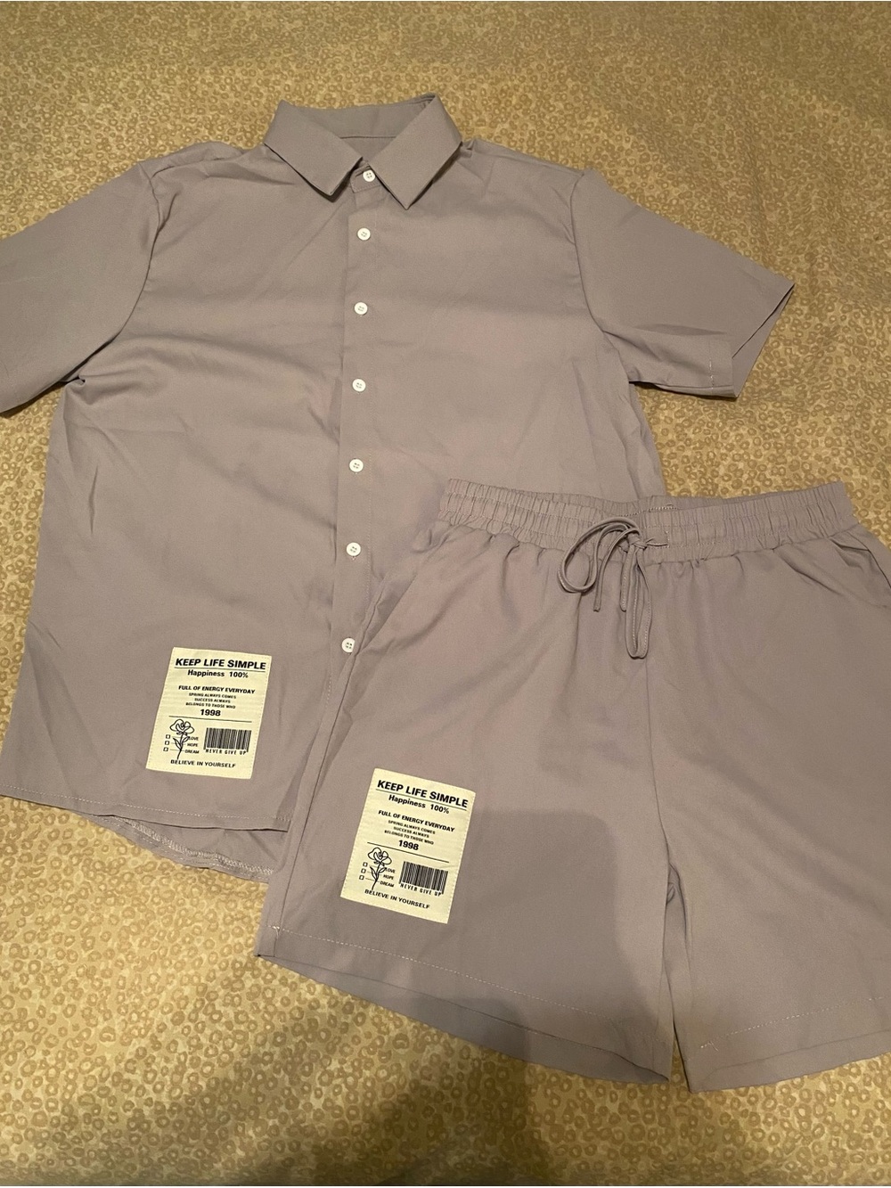Grey sweatsuit men size medium